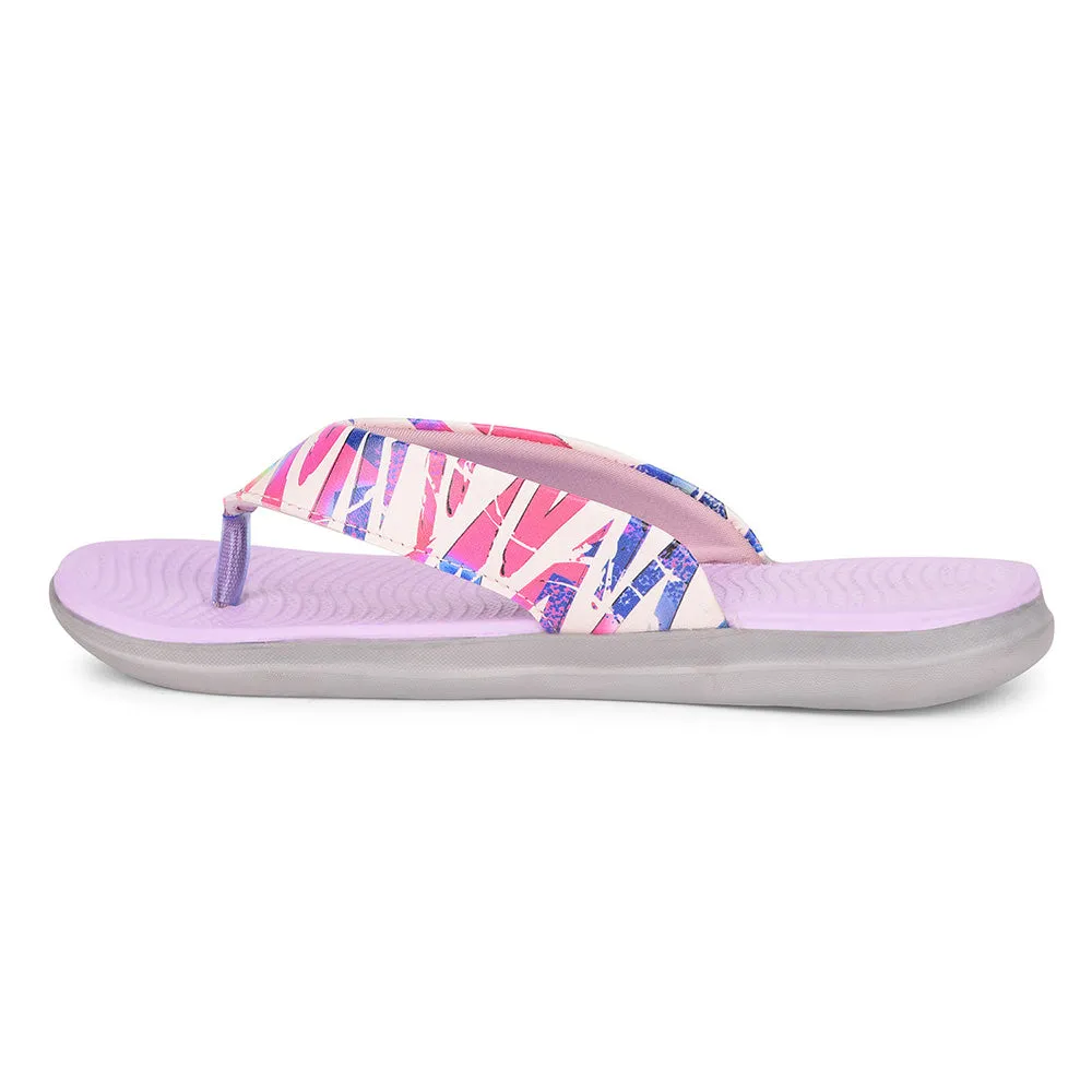 AHA Casual Purple Flip Flops For Women KIARA-6 By Liberty