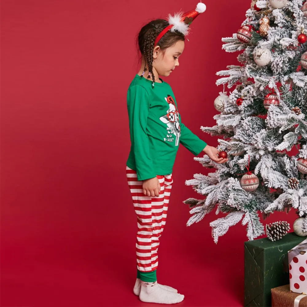 Autumn And Winter Christmas New Parent-child Home Set Pajamas