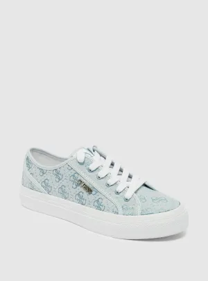 Blue Jelexa Low Top Sneakers