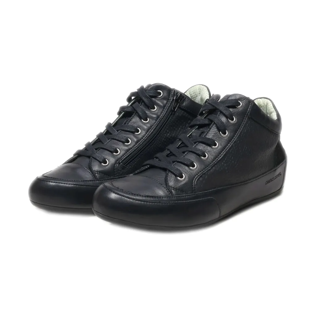 Candice Cooper High-Top Sneakers Leather Black Colour For Women