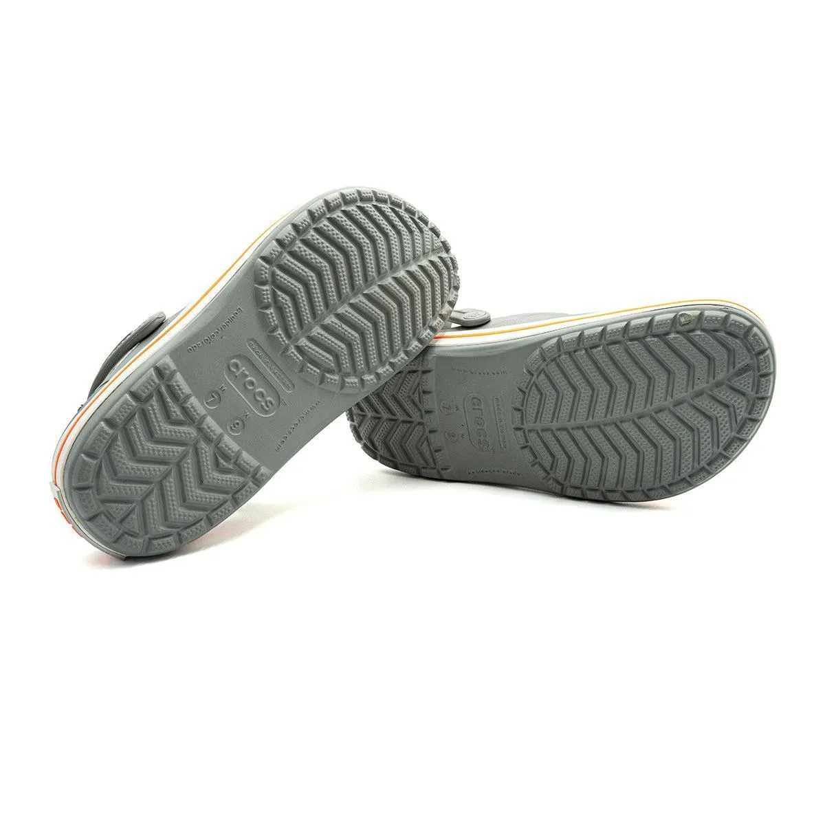 Crocs Slide Crocband Clogs Rubber Grey Colour For Women