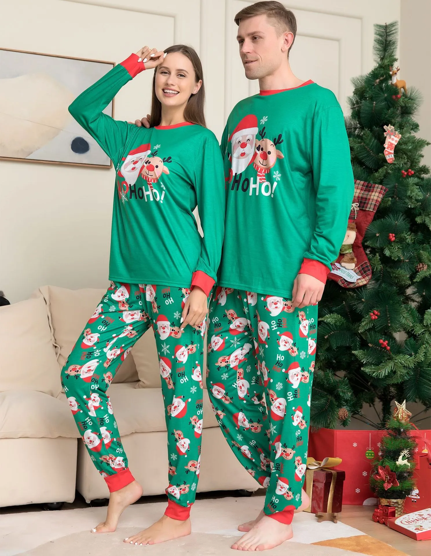 Family Christmas Matching PJ's Sets