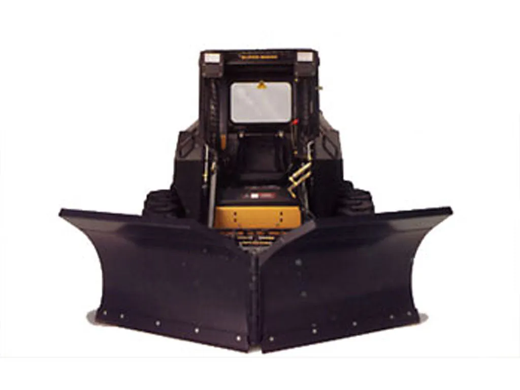 HITCH-DOC Heavy Duty V-Blade for skid steer loader