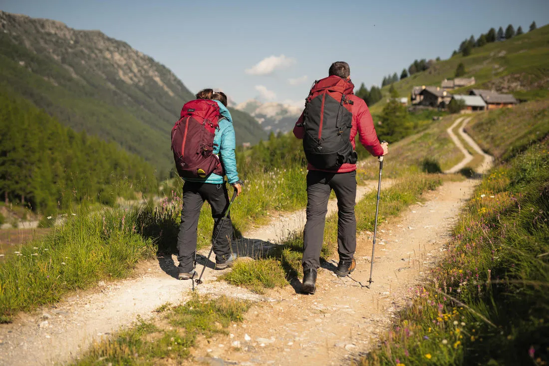 Mochila de montaña y trekking 70L Hombre Forclaz Trek100 Easyfit