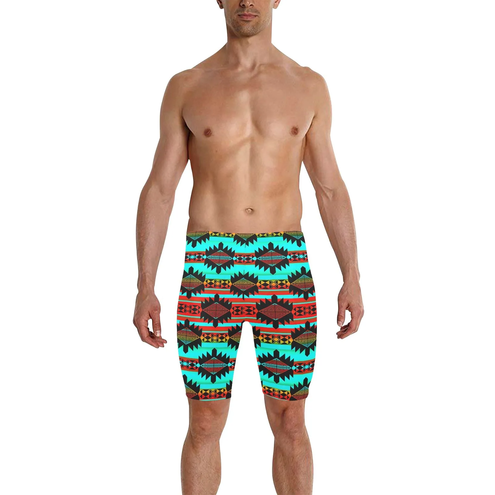 Okotoks Arrow Men's Knee Length Swimming Trunks