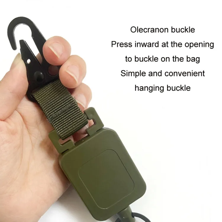 Outdoor Fishing Telescopic Steel Wire High-strength Easy-pull Olecranon Buckle(6771)