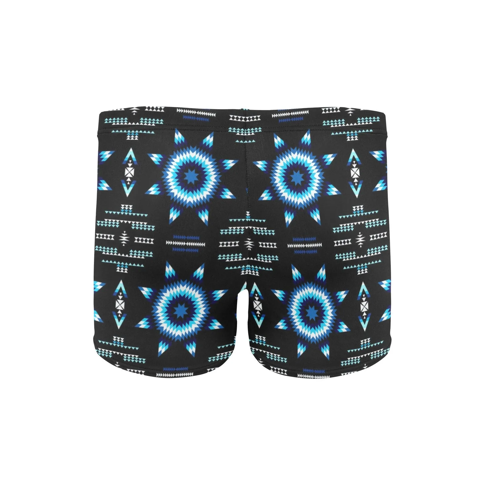 Rising Star Wolf Moon Men's Swimming Trunks