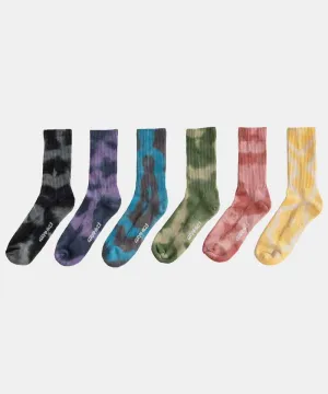 Tie Dye Crew Socks