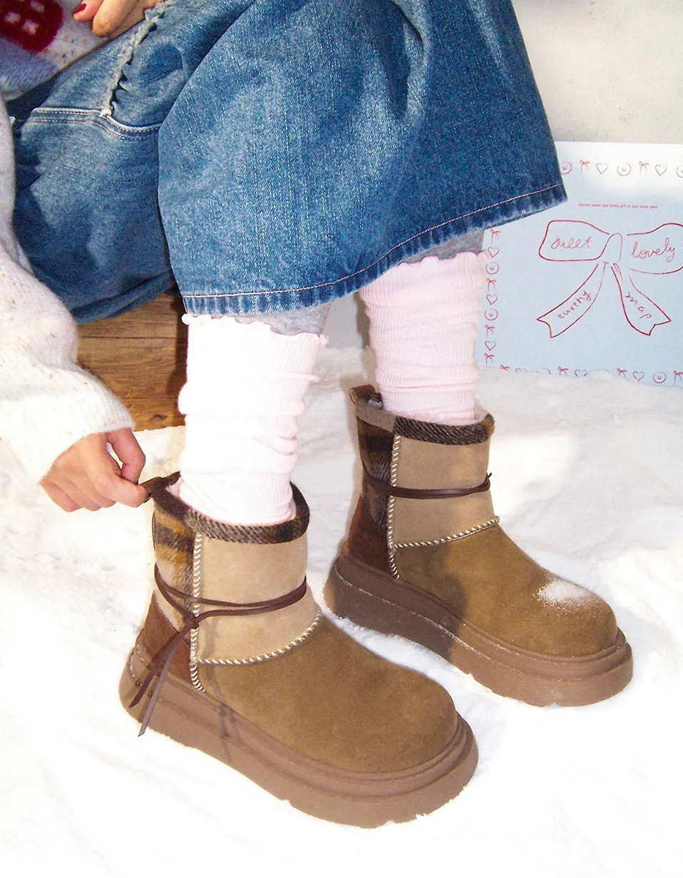 Winter Comfortable  Platform Handmade Snow Boots